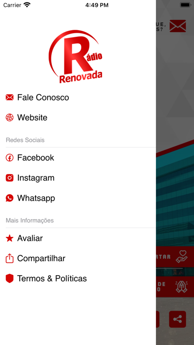 Rádio Renovada PIB Screenshot
