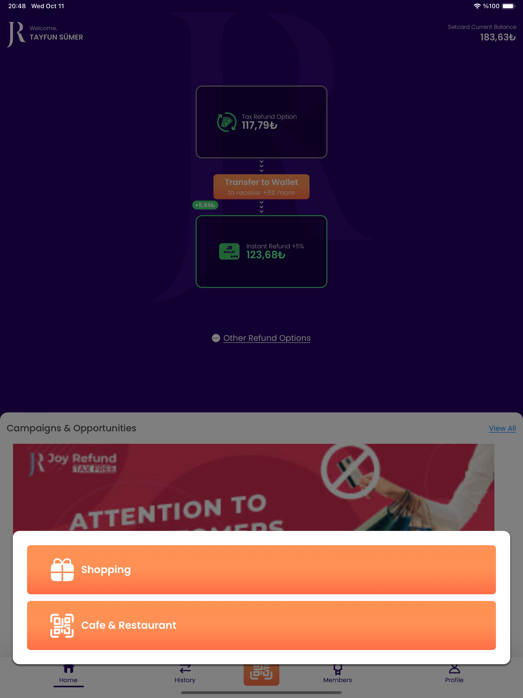 Joy Refund