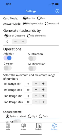 Game screenshot Math Flashcards. apk