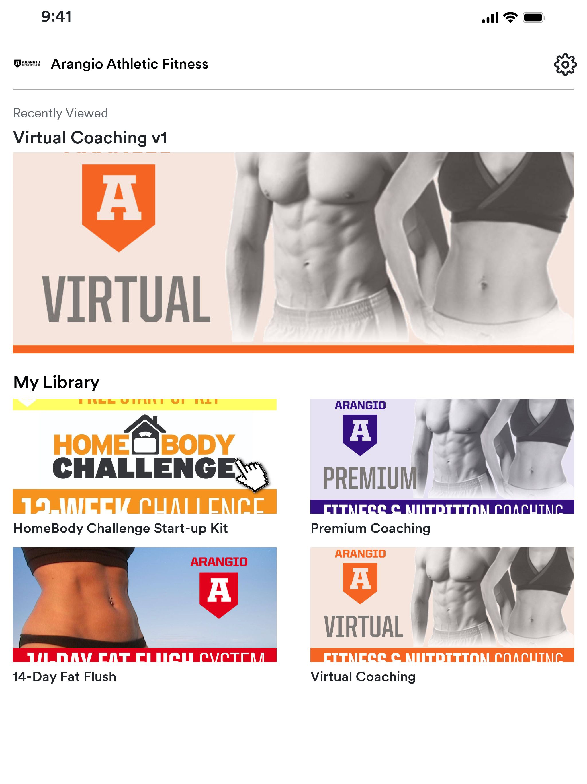 Arangio Athletic Fitness screenshot 5