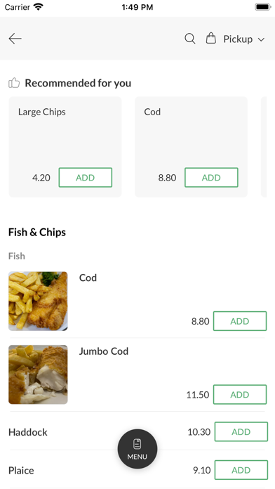 CJ's Fish & Chips Screenshot