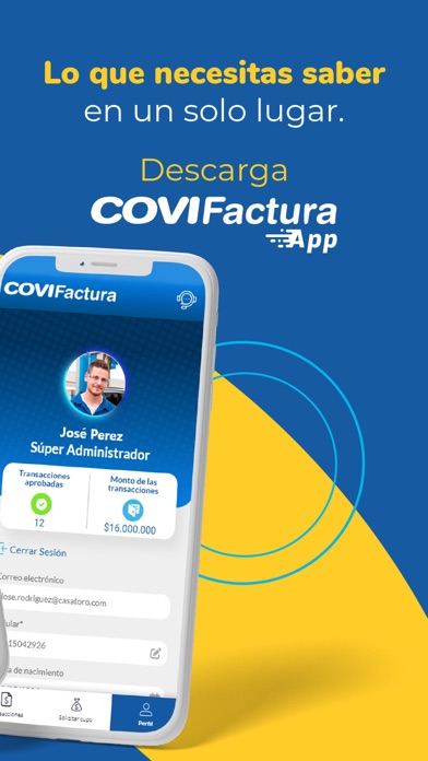 Covifactura Afiliados Screenshot