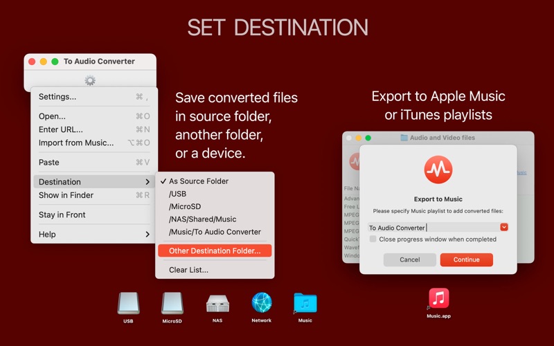 To Audio Converter Screenshot