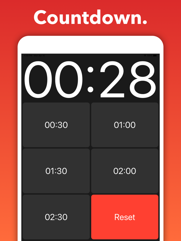 Seconds Pro Interval Timer iPad app afbeelding 2