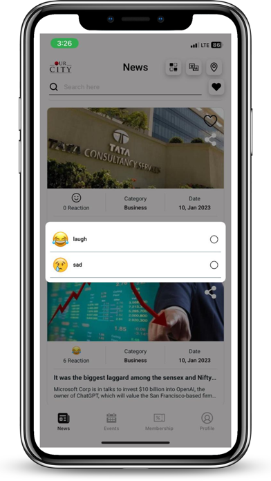 Our City App Screenshot
