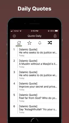 Daily Islamic Reminder iPhone image 1