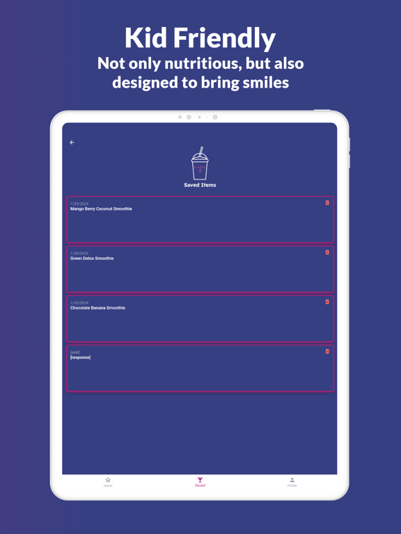 Smoothie AI - Drink Recipes iPad screenshot 3 - Food & Drink app