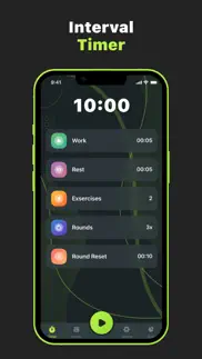 interval timer • hiit & tabata iphone screenshot 1