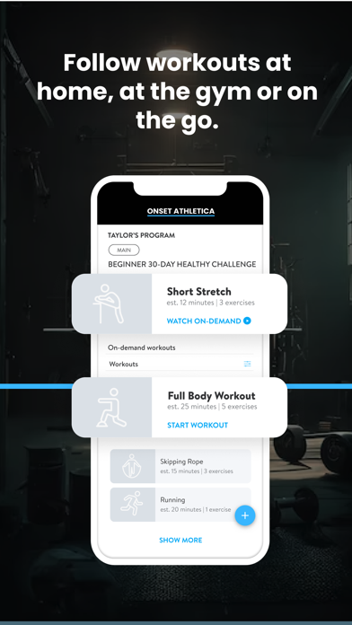 Onset Athletica Screenshot