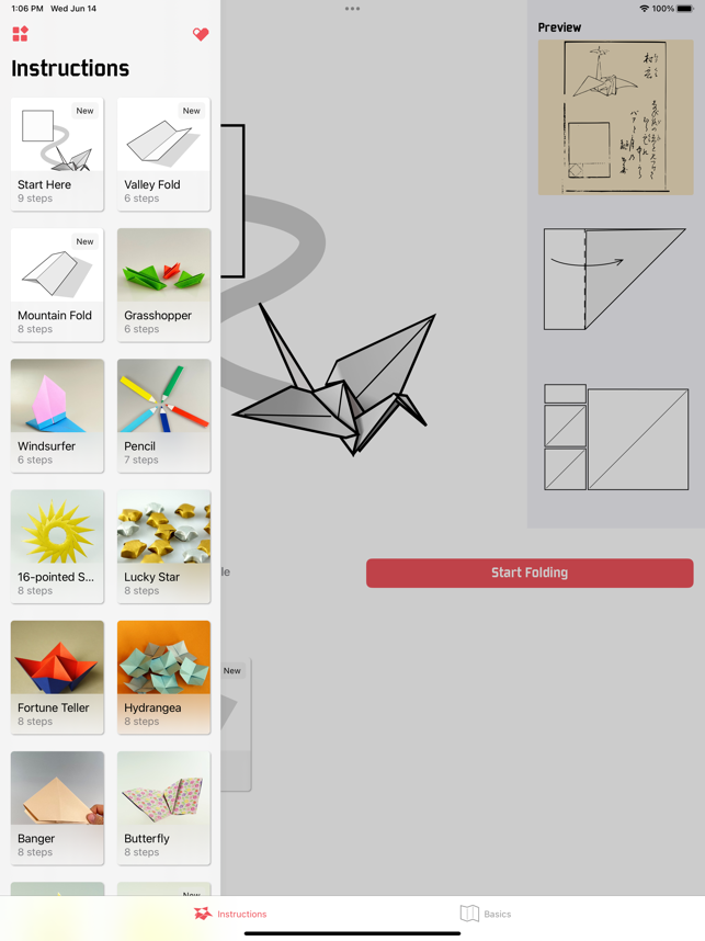 ‎Оригами - екранна снимка на сгъване и научаване