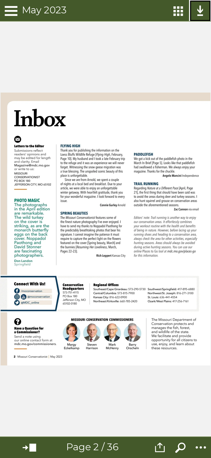 MO Conservationist Magazine