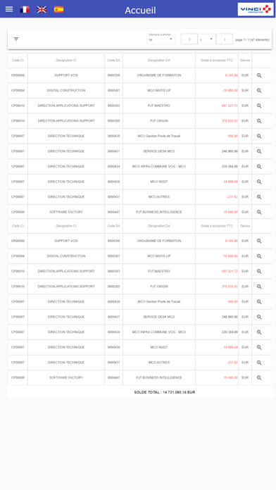 Digital Cash Management Screenshot