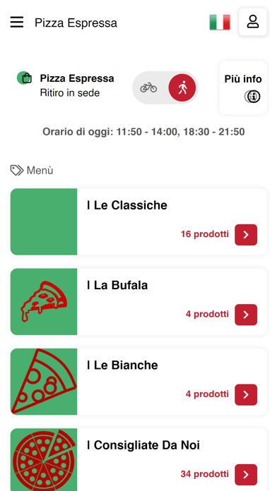 Pizza Espressa Monza Screenshot