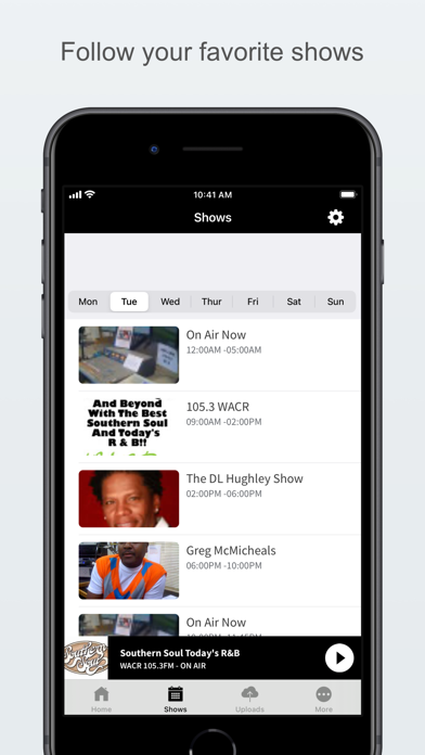 WACR105.3FM Screenshot