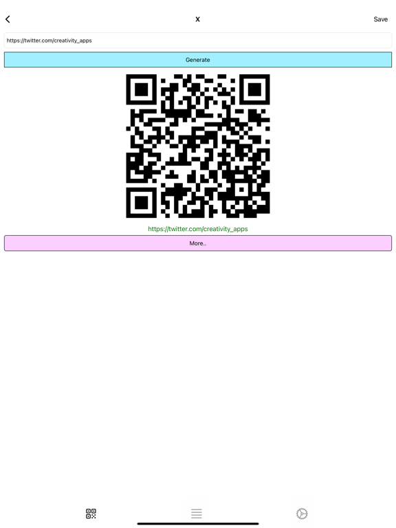 QR Code: Generator iPad screenshot 2 - Utilities app