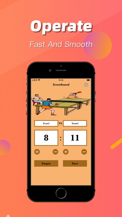 Screenshot #3 pour Easy - Table Tennis Score