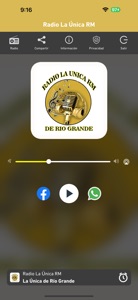 Radio La Única RM screenshot #1 for iPhone