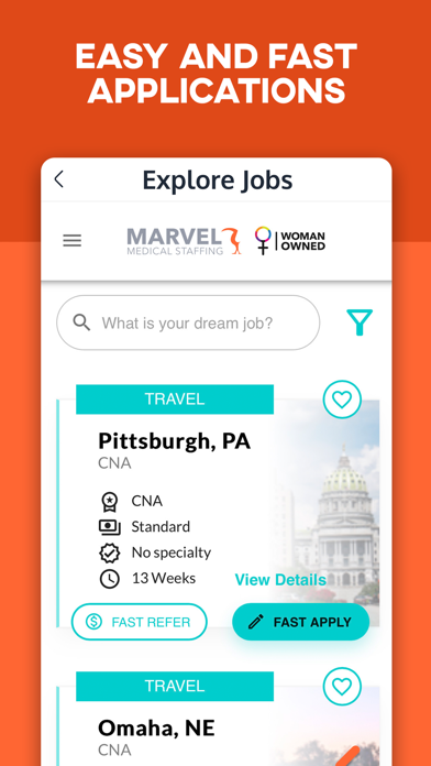 Marvel Medical Staffing Screenshot