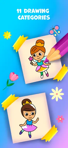 Game screenshot Coloring games for kids 2 6 hack