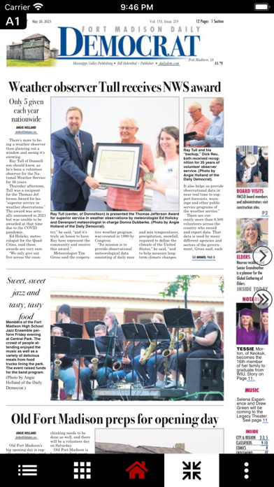 Fort Madison Daily Democrat Screenshot