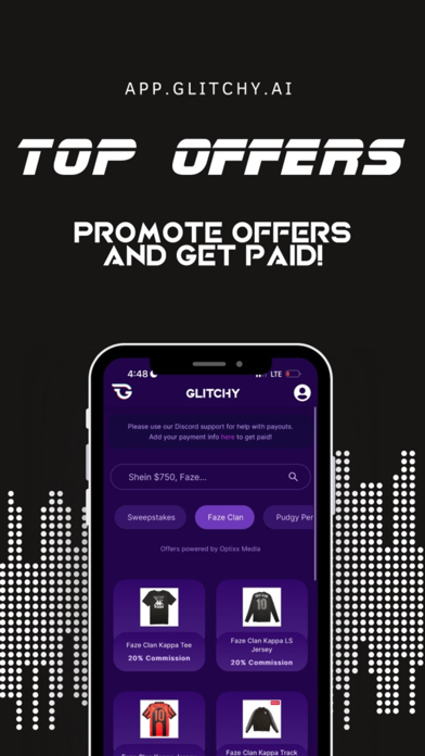 Glitchy Digital Marketing Screenshot