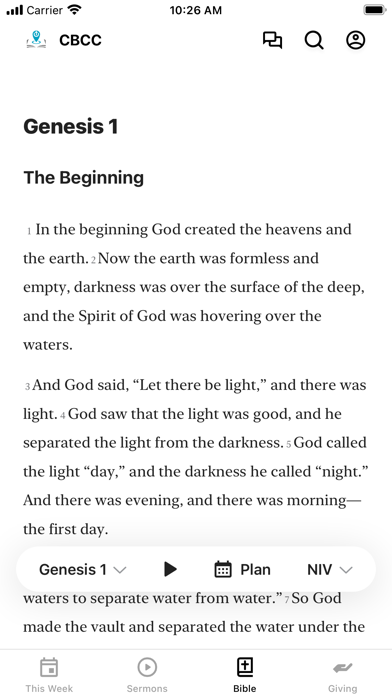 Screenshot 3 of Central Bible Church Connect! App