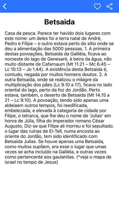 Dicionário Biblico Screenshot