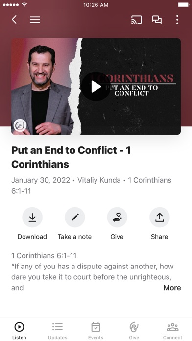 Living Word Bible Church Screenshot