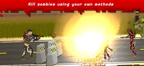 They Are Coming Zombie Defense - La aplicación exhibe el poder destructivo de las armas a través de explosiones masivas que desintegran a los enemigos, mientras los usuarios utilizan barricadas para establecer puntos estratégicos de defensa.