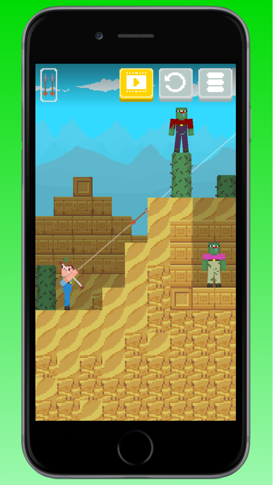 #2. Noob Cube Box Archer (iOS) By: Yalcın Kucukoztas