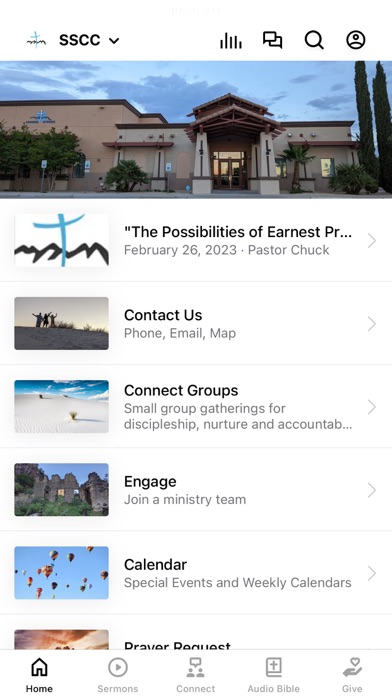 Sonoma Springs Covenant Church Screenshot