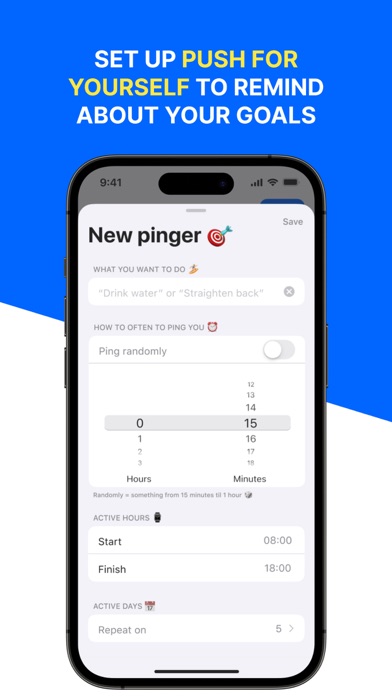 Pinger – ADHD Reminder & Focus Screenshot