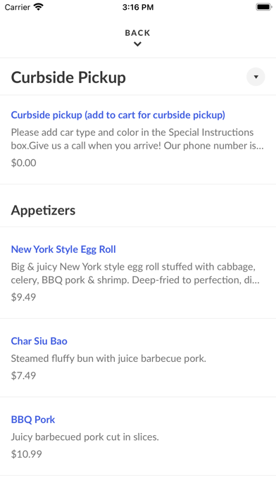 Green Apple China Bistro Screenshot