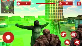 giant gorilla & dino rampage iphone screenshot 1