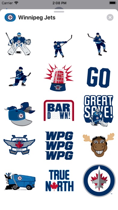 Winnipeg Jets Stickersのおすすめ画像1