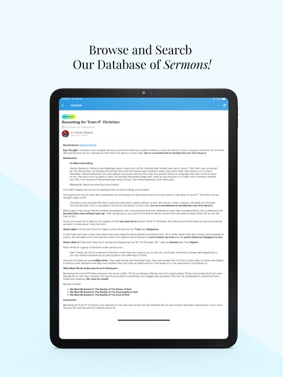 ICA APP: Online Church Portal iPad screenshot 3 - Magazines & Newspapers app
