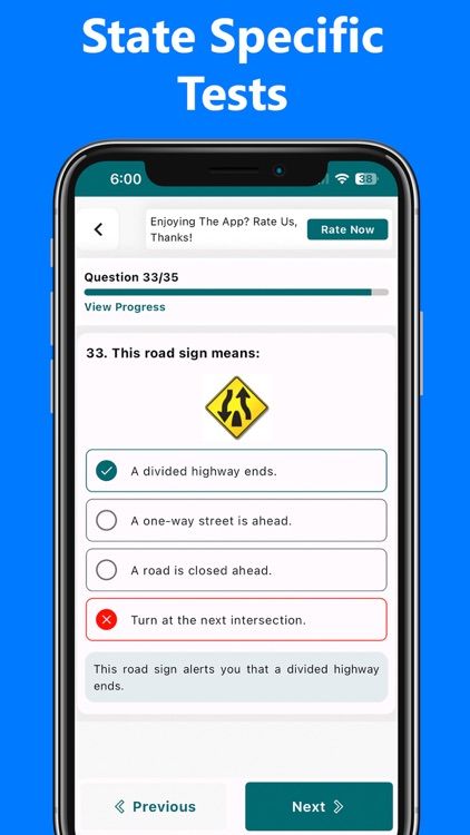 Drivers Permit Test : DMV 2024 screenshot-4