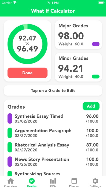 GradeWay for HAC screenshot-4