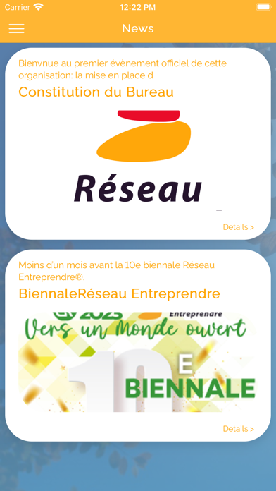 Directory Reseau Entreprendre Screenshot 3 - AppWisp.com Directory Reseau Entreprendre Screenshot 3 - AppWisp.com