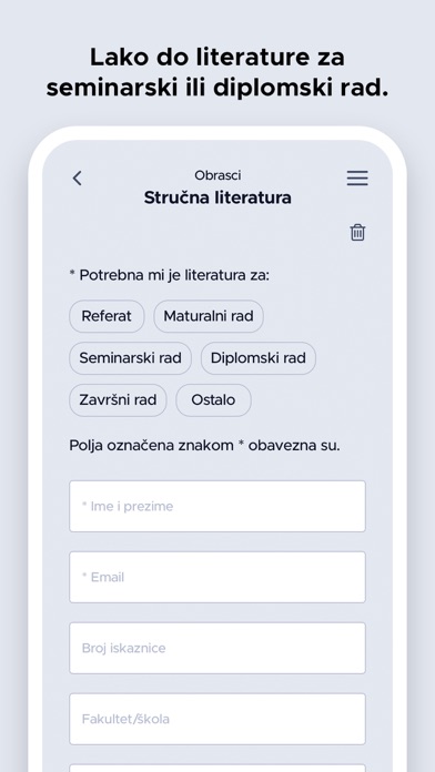 Gradska knjižnica Pazin Screenshot