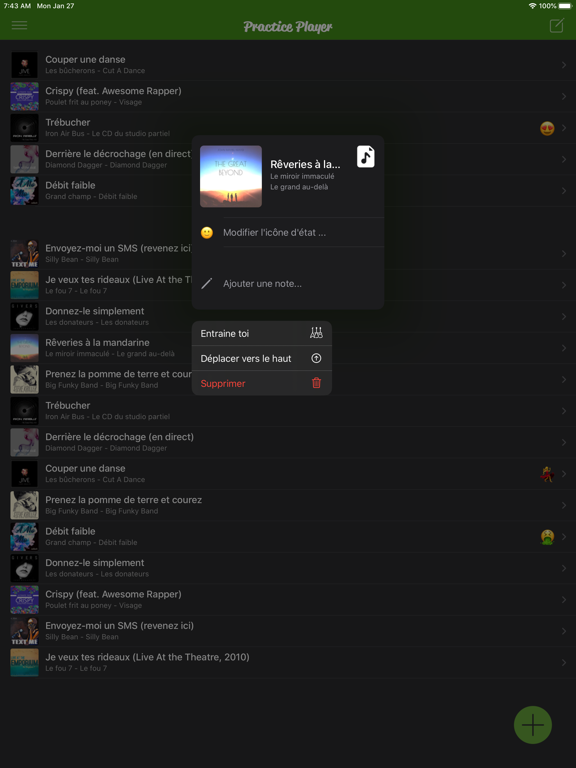 Screenshot #5 pour Joueur d'entraînement musical