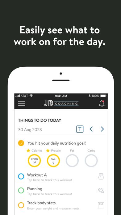 JB Coaching Screenshot