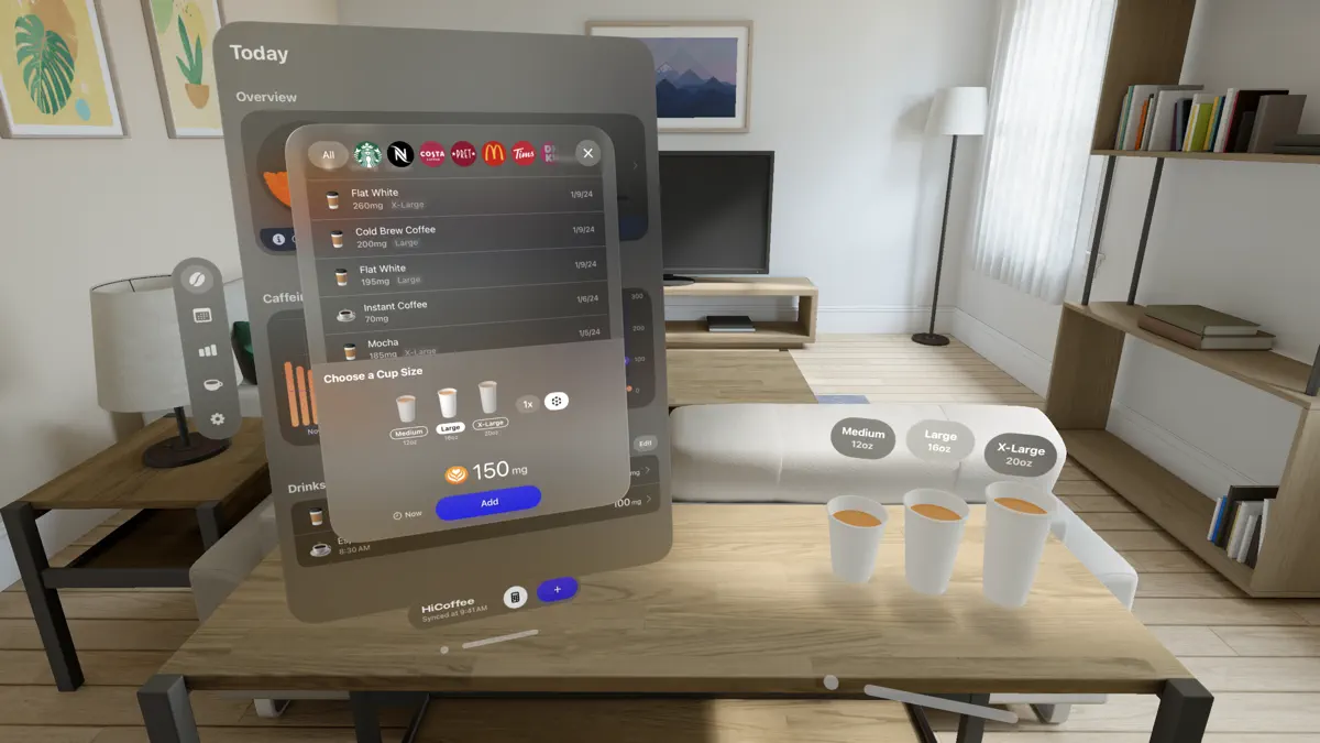 HiCoffee - Caffeine Tracker screenshot 2