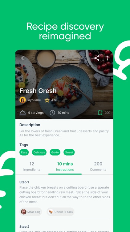 Skibble: Food Social Network screenshot-5