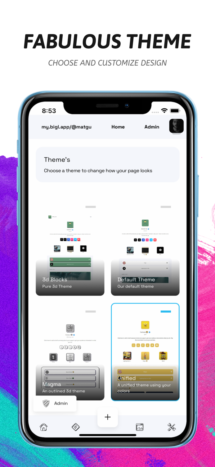 Bigl - Bio Page Builder
