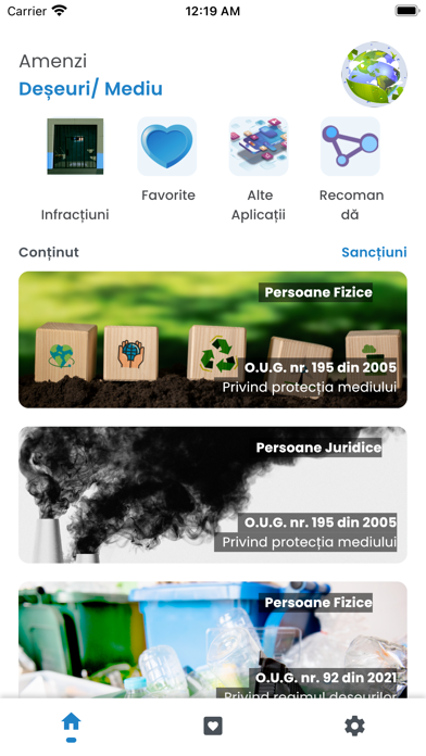 Amenzi Deseuri/ Mediu Screenshot