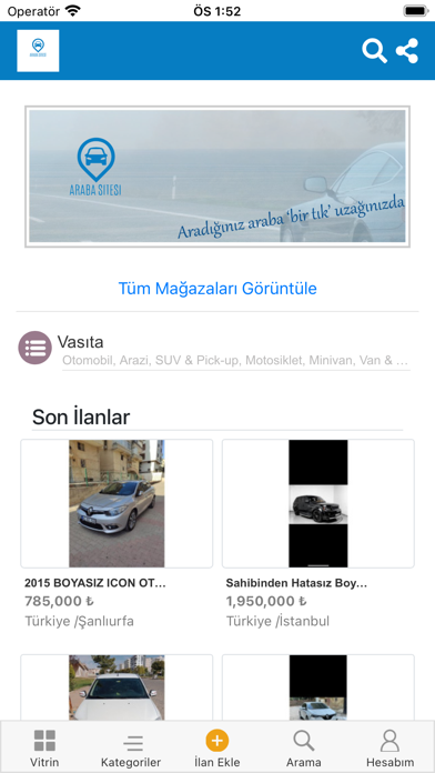 Araba Sitesi Screenshot