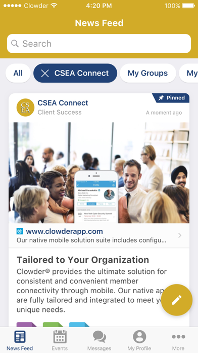 CSEA Connect Screenshot