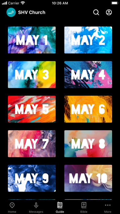 SHV Church App Screenshot