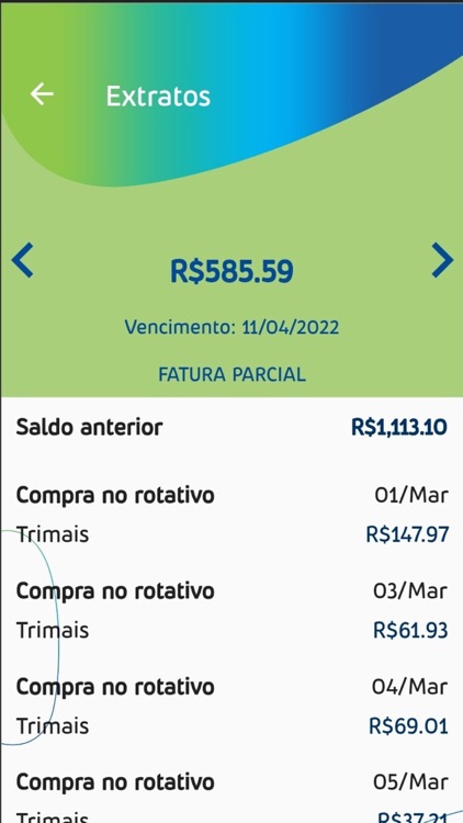 Cartão Trimais